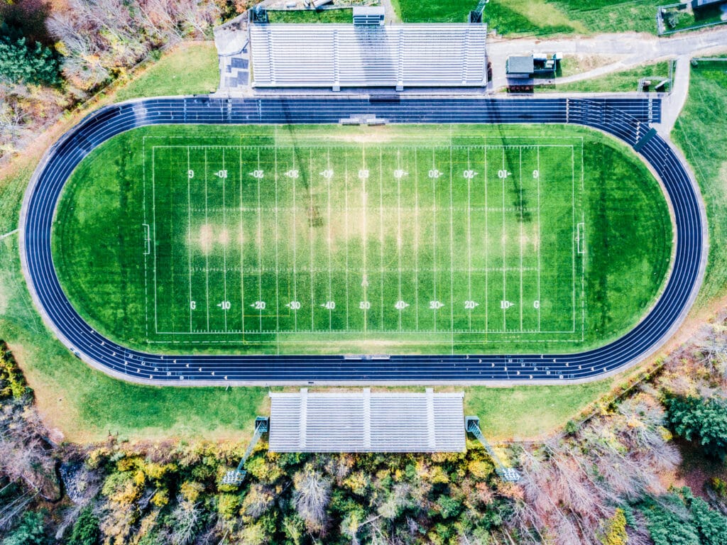Young Adult Romance Football Field